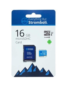 Paquete de 5 Tarjetas MicroSD 16GB Todo Menos Stromboli Clase 10 2