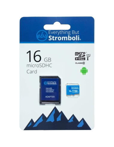 Paquete de 5 Tarjetas MicroSD 16GB Todo Menos Stromboli Clase 10