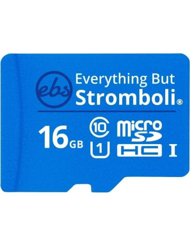 Paquete de 5 Tarjetas MicroSD 16GB Todo Menos Stromboli Clase 10