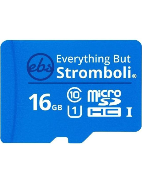 Paquete de 5 Tarjetas MicroSD 16GB Todo Menos Stromboli Clase 10