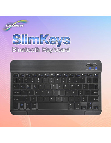 Teclado Bluetooth BoxWave SlimKeys para Samsung Galaxy S24 - Delgado y Ligero