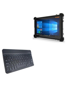 Teclado Bluetooth BoxWave SlimKeys para MobileDemand xTablet Flex 10B