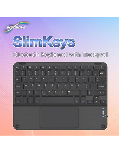 Teclado Bluetooth BoxWave SlimKeys con Trackpad para Alcatel Joy Tab 2