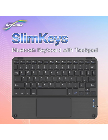 Teclado Bluetooth BoxWave SlimKeys con Trackpad para Alcatel Joy Tab 2