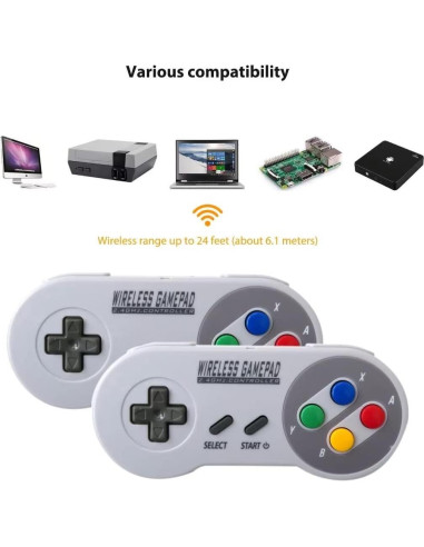 Controladores Inalámbricos de Juego USB USonline911 - 2 Piezas