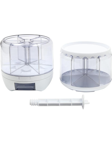 Dispensador de Arroz Unnsiapit 12L Rotatorio 360 Blanco