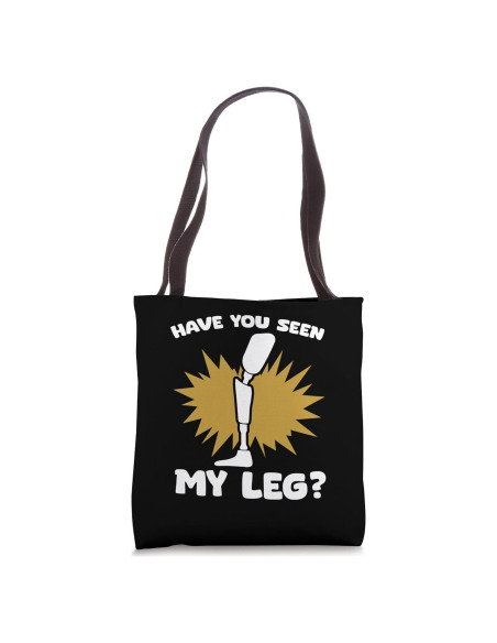 Bolsa de mano para pierna amputada 40.6 cm - Regalo original