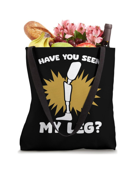 Bolsa de mano para pierna amputada 40.6 cm - Regalo original