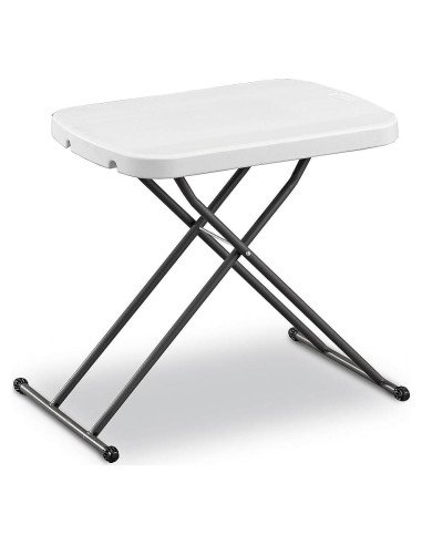 Mesa Plegable Personal STAPLES 2 Pies Ajustable Blanca