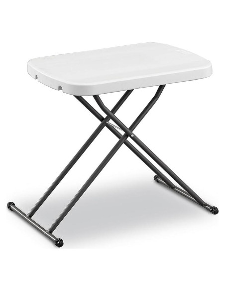 Mesa Plegable Personal STAPLES 2 Pies Ajustable Blanca
