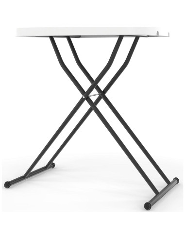 Mesa Plegable Personal STAPLES 2 Pies Ajustable Blanca