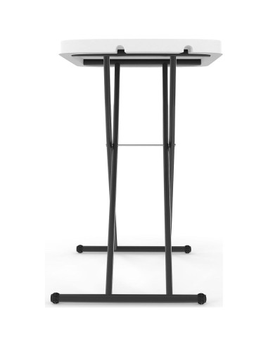 Mesa Plegable Personal STAPLES 2 Pies Ajustable Blanca