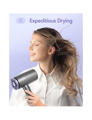 Secador de Pelo Wavytalk 1875W Iónico con Difusor y Boquilla