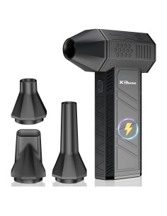 Soplador de Aire Eléctrico KONPAYDE 180000RPM Recargable Negro