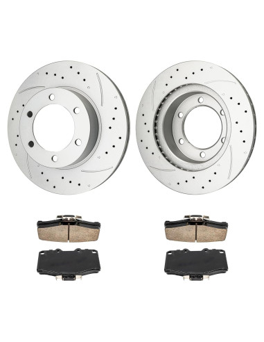 Kit de Freno Delantero KAC con Pastillas Cerámicas para Toyota