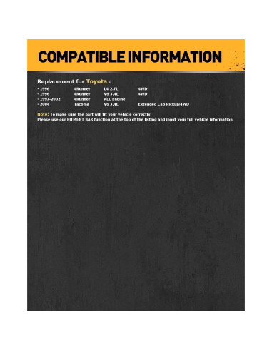 Kit de Freno Delantero KAC con Pastillas Cerámicas para Toyota