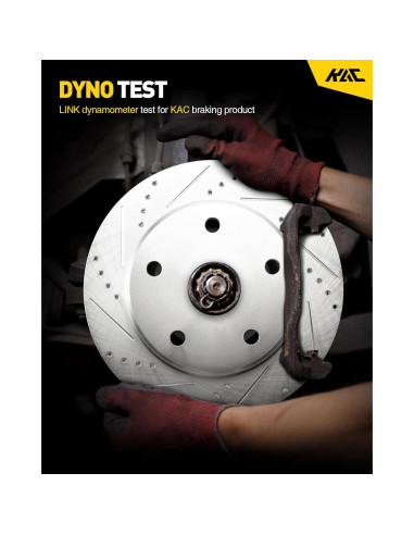 Kit de Freno Delantero KAC con Pastillas Cerámicas para Toyota