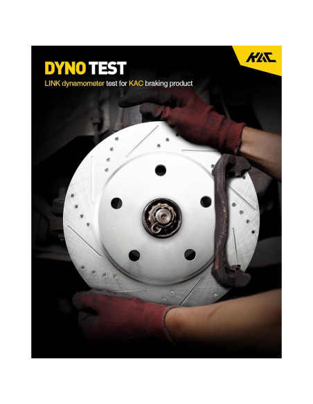 Kit de Freno Delantero KAC con Pastillas Cerámicas para Toyota