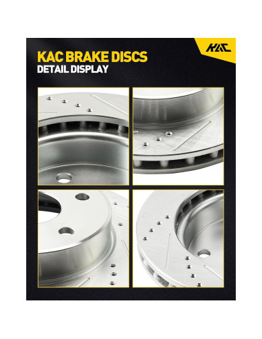 Kit de Freno Delantero KAC con Pastillas Cerámicas para Toyota