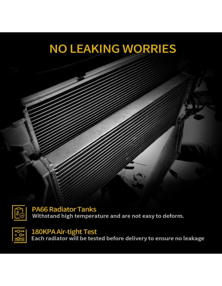 Radiador de Refrigerante UIU con Enfriador de Aceite para Lexus y Toyota