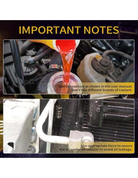 Radiador de Refrigerante UIU con Enfriador de Aceite para Lexus y Toyota