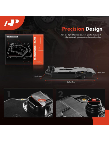 Filtro de aceite de transmisión A-Premium para Toyota y Lexus