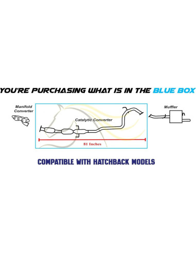 Catalizador de escape Northeastern para Toyota Yaris 1.5L 2007-2011
