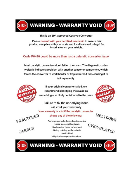 Catalizador de escape Northeastern para Toyota Yaris 1.5L 2007-2011