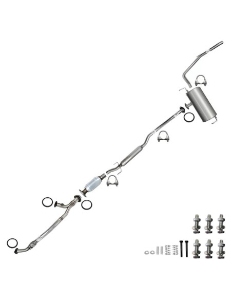 Sistema de Escape EPA Acero Inoxidable Northeastern Toyota Sienna 2004-2006