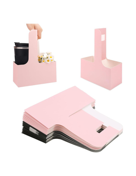 20 Soportes de Café de Cartón con Asa para 2 Tazas - Gosknor