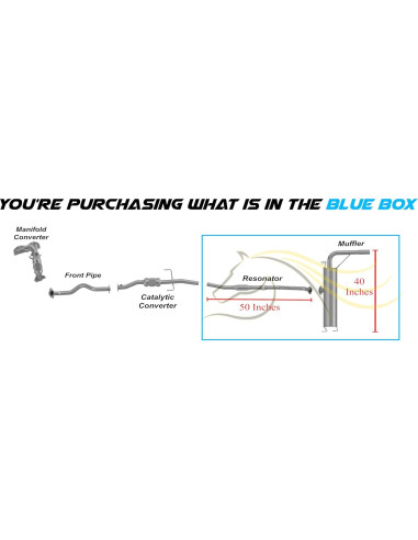 Sistema de Escape Cat Back Northeastern para Toyota RAV4 2004-2005 2.4L
