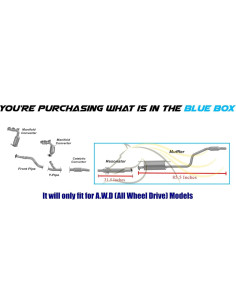 Kit de Escape Northeastern para Toyota Sienna 2007-2010 3.5L 2