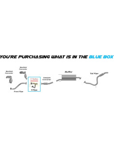 Tubería Y de Escape Northeastern para Toyota RAV4 2006-2012 2