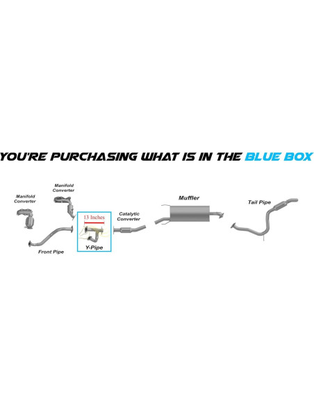 Tubería Y de Escape Northeastern para Toyota RAV4 2006-2012
