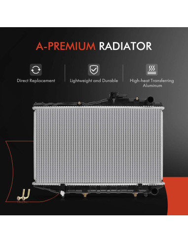 Radiador de Refrigerante A-Premium para Toyota Corolla 1984-1987