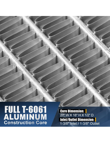 Radiador de Aluminio Auto Dynasty para Toyota Corolla 2016-2021 1.8L