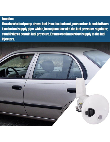 Módulo de Bomba de Combustible Automkt para Chevy Prizm y Corolla