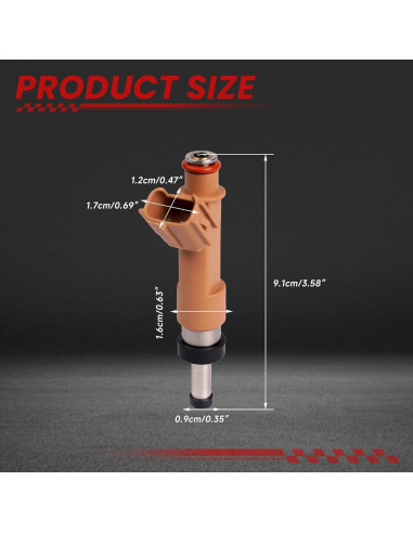 Inyectores de Combustible TSSLIIN para Toyota Corolla 1.8L 2009-2015
