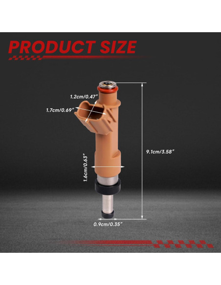Inyectores de Combustible TSSLIIN para Toyota Corolla 1.8L 2009-2015