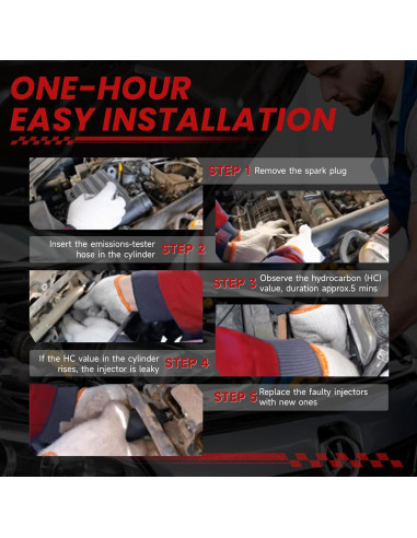 Inyectores de Combustible TSSLIIN para Toyota Corolla 1.8L 2009-2015