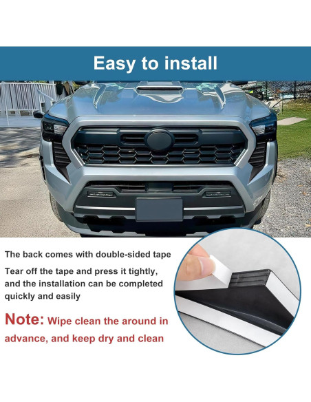Parche Decorativo Rejilla Frontal RAVOTOM para Toyota Tacoma 2024 2025