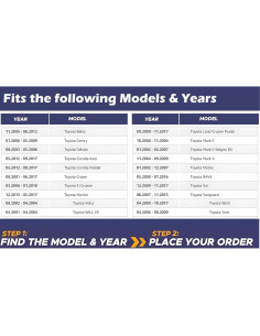 Resorte de puerta de combustible Toyota 2003-2016 - Txouoxt 2