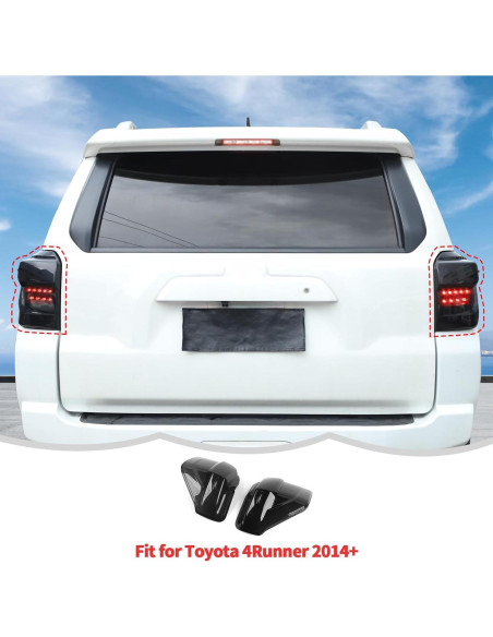 Cubierta de Luz Trasera Ahumada RT-TCZ para Toyota 4Runner 2014-2023