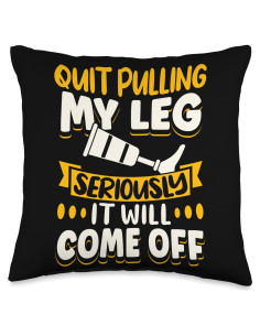 Almohada de lanzamiento Vintage JM0 40x40cm Protesis Amputacion