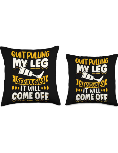 Almohada de lanzamiento Vintage JM0 40x40cm Protesis Amputacion