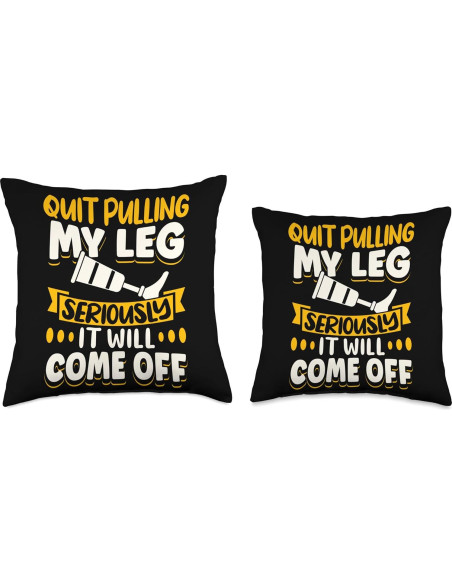 Almohada de lanzamiento Vintage JM0 40x40cm Protesis Amputacion