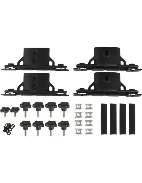 Barra Transversal Ajustable Aluminio Negro SPEC-D para Toyota Highlander 2008-2013