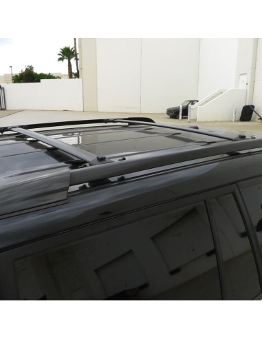 Barra Transversal Ajustable Aluminio Negro SPEC-D para Toyota Highlander 2008-2013