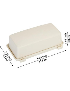 Caja de Mantequilla con Tapa Kyraton y Espátula Acero Inoxidable 2