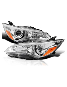 Faros Proyector Cromados Spec-D Tuning para Toyota Camry 2015-2017